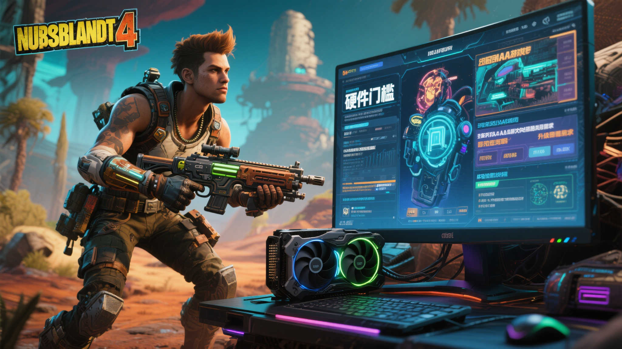 《无主之地4》配置门槛过高,玩家建议升级至3080显卡! 《无主之地4》配置门槛过高,玩家建议升级至3080显卡!