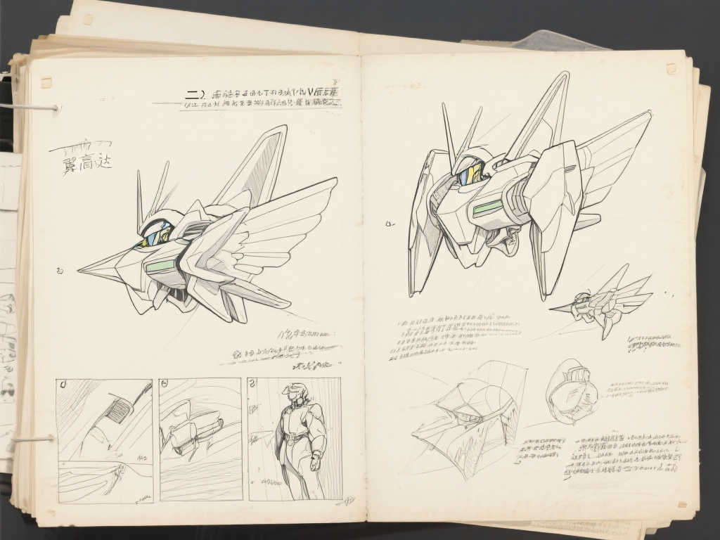 《新机动战记高达W》30周年庆典！官方公开珍贵手绘分镜稿！