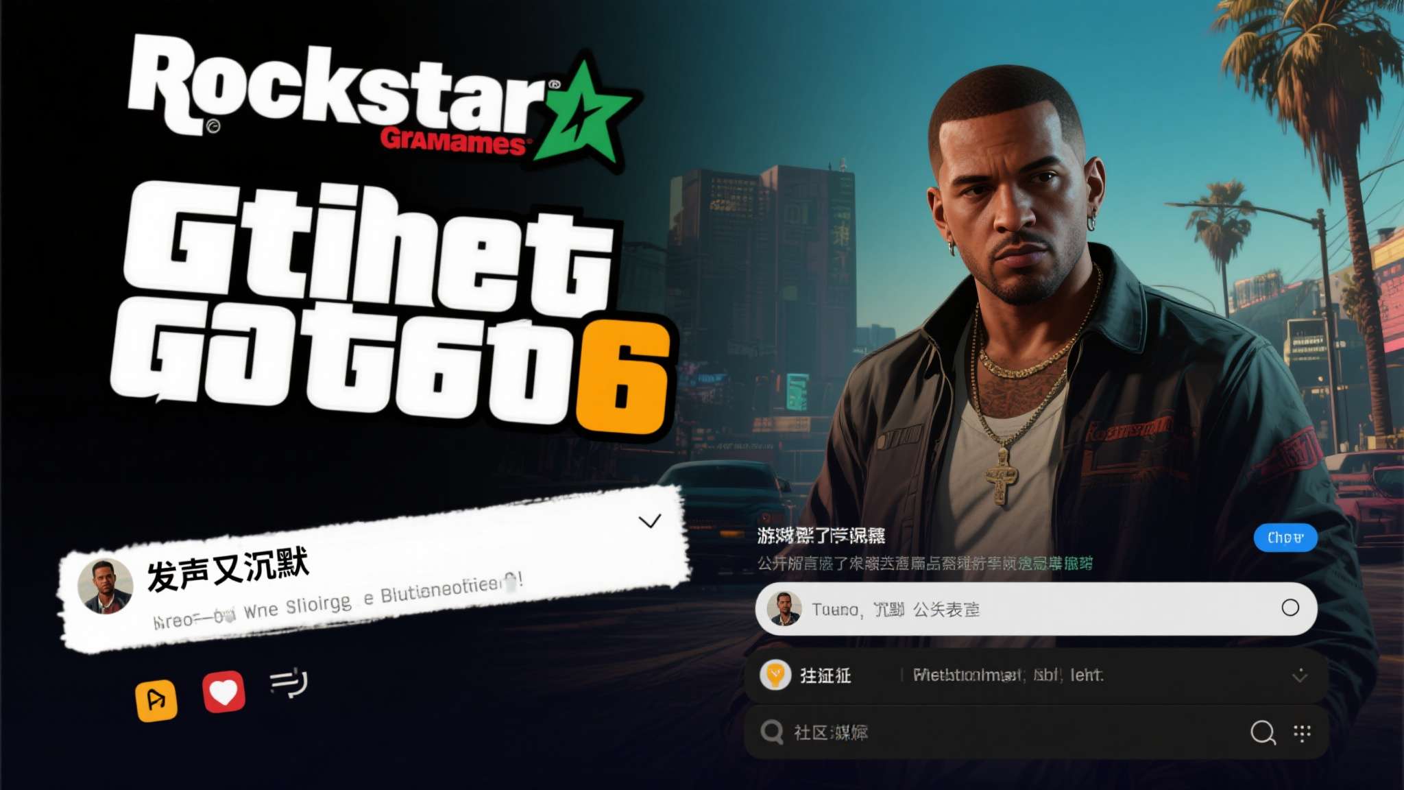 R星员工就《GTA6》泄密发声! 事后删除言论注销账号 当一款游戏的泄露事件演变成一场"发声又沉默"的风波,背后究竟隐藏着什么?近日,有